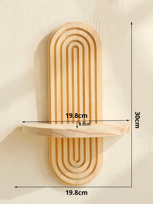 Étagères murales en bois style Boho