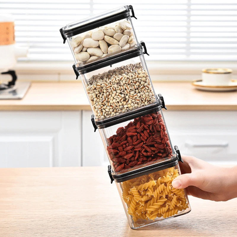 Ensemble de bocaux scellés étanches pour cuisine