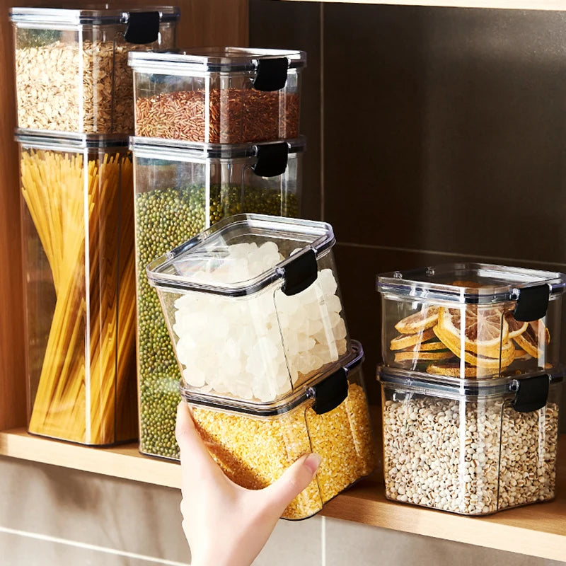 Ensemble de bocaux scellés étanches pour cuisine