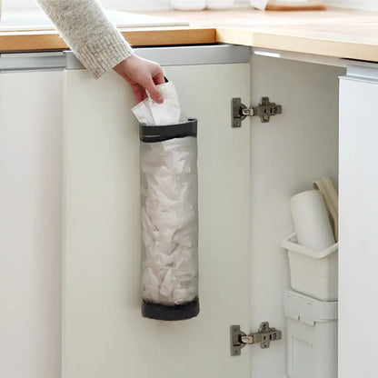 Rangement mural pour sacs en plastique