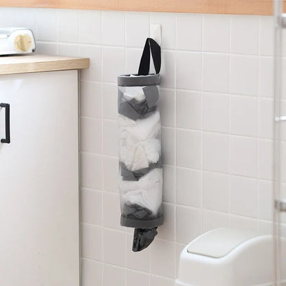 Rangement mural pour sacs en plastique