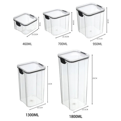 Ensemble de bocaux scellés étanches pour cuisine